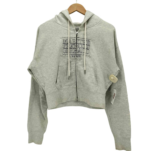 マリテフランソワジルボー MARITHE FRANCOIS GIRBAUD W CLASSIC LOGO CROP HOODIE ZIPUP ウィメンズ クラシック ロゴ クロップ フーディ ジップアップ レディース import:M