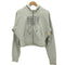 マリテフランソワジルボー MARITHE FRANCOIS GIRBAUD W CLASSIC LOGO CROP HOODIE ZIPUP ウィメンズ クラシック ロゴ クロップ フーディ ジップアップ レディース import:M