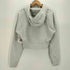 マリテフランソワジルボー MARITHE FRANCOIS GIRBAUD W CLASSIC LOGO CROP HOODIE ZIPUP ウィメンズ クラシック ロゴ クロップ フーディ ジップアップ レディース import:M