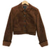 ザラ ZARA ショートベルベットジャケット レディース import:M