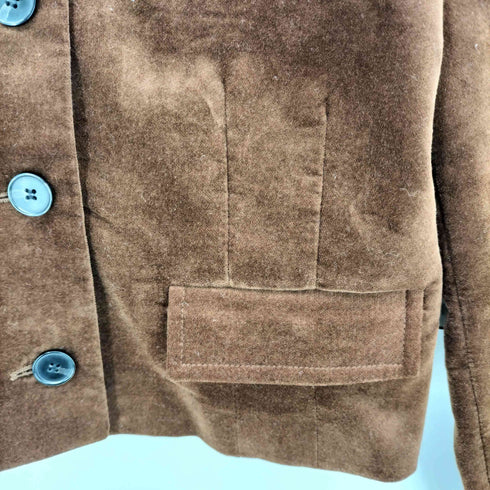 ザラ ZARA ショートベルベットジャケット レディース import:M