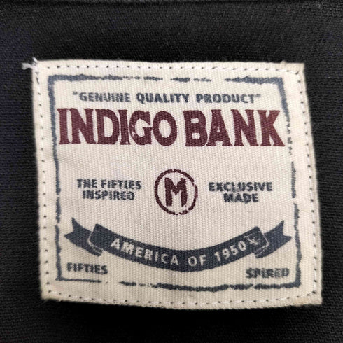 INDIGO BANKM 4ポケット ブラック デニム トラッカージャケット メンズ M
