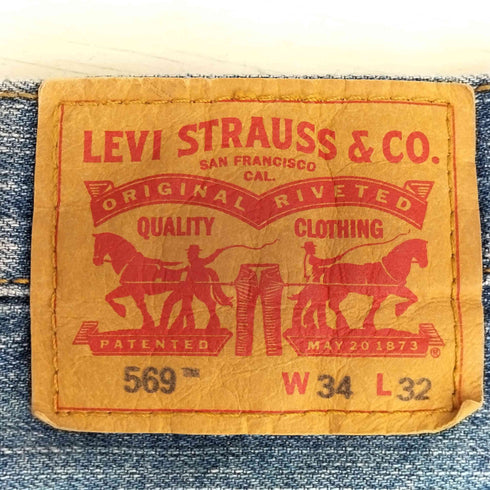 リーバイス Levis LOOSE STRAIGHT JEAN ルーズストレート 569 メンズ W34 L32