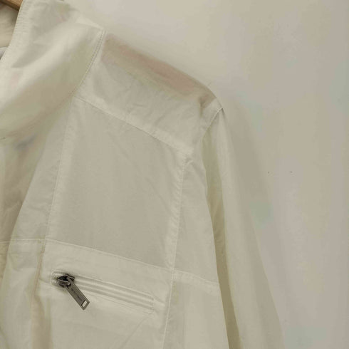 ヘリオットエミル HELIOT EMIL WHITE&TRANSPARENT LIGHTWEIGHT JACKET ホワイト アンド トランスペアレント ライトウェイト ジャケット メンズ import:XL