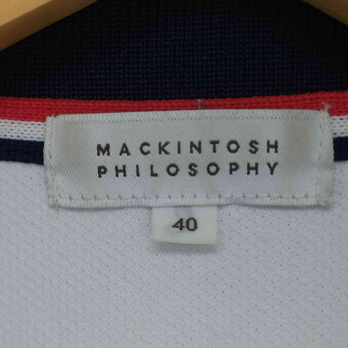 マッキントッシュフィロソフィー MACKINTOSH PHILOSOPHY 鹿の子ポロシャツ メンズ US:40