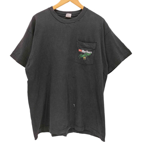 マルボロ Marlboro 90S FRUIT OF THE LOOM ボディ USA製 シングルステッチ カウボーイプリント Tシャツ メンズ import:XL