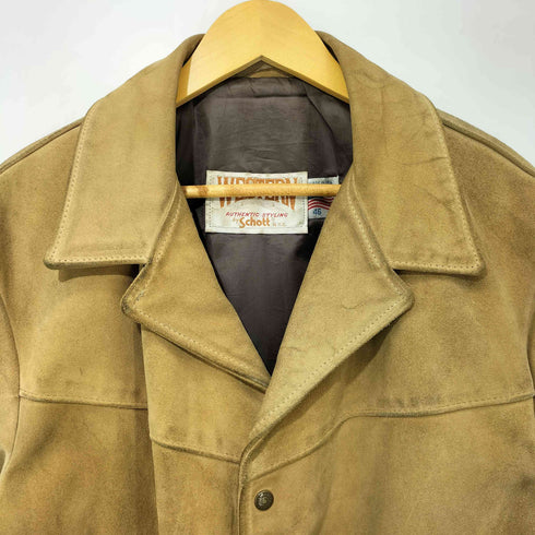 ショット Schott USA製 ウエスタン レザー ジャケット メンズ JPN:46