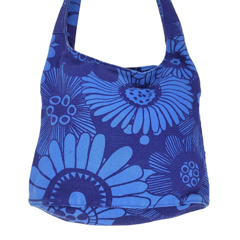 マリメッコ marimekko 花柄 キャンバス ショルダーバッグ レディース