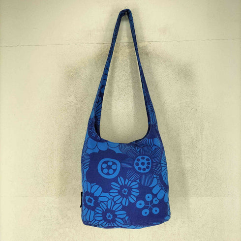 マリメッコ marimekko 花柄 キャンバス ショルダーバッグ レディース