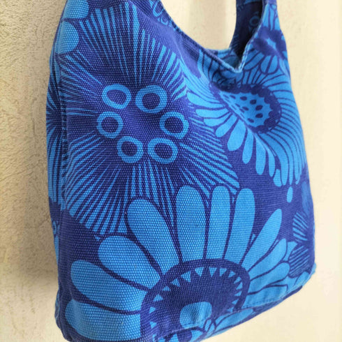 マリメッコ marimekko 花柄 キャンバス ショルダーバッグ レディース