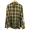 AIVER スプレー加工 オンブレチェック シャツ メンズ JPN:M
