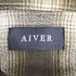 AIVER スプレー加工 オンブレチェック シャツ メンズ JPN:M