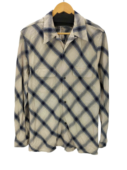 シュガーヒル SUGARHILL 2023AW RAYON OMBRE OPEN COLLAR BLOUSE オープンカラー シャツ メンズ JPN:2