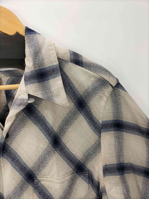 シュガーヒル SUGARHILL 2023AW RAYON OMBRE OPEN COLLAR BLOUSE オープンカラー シャツ メンズ JPN:2