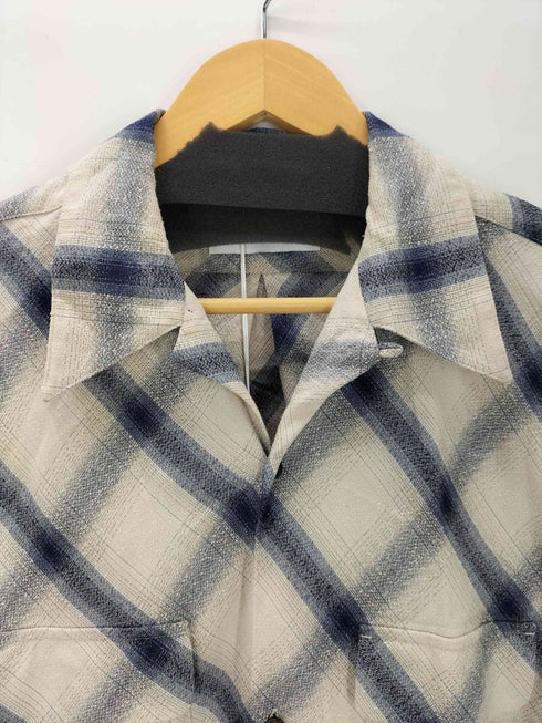 シュガーヒル SUGARHILL 2023AW RAYON OMBRE OPEN COLLAR BLOUSE オープンカラー シャツ メンズ JPN:2