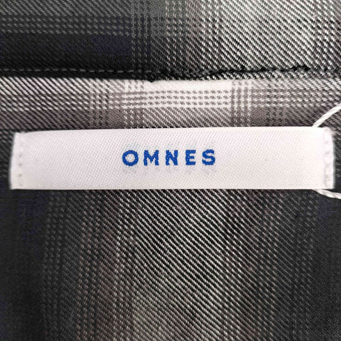 オムネス OMNES オンブレチェックシャツ メンズ JPN:M