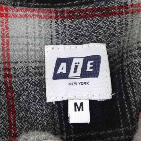 エーアイイー AiE チェック ストリング シャツ メンズ M