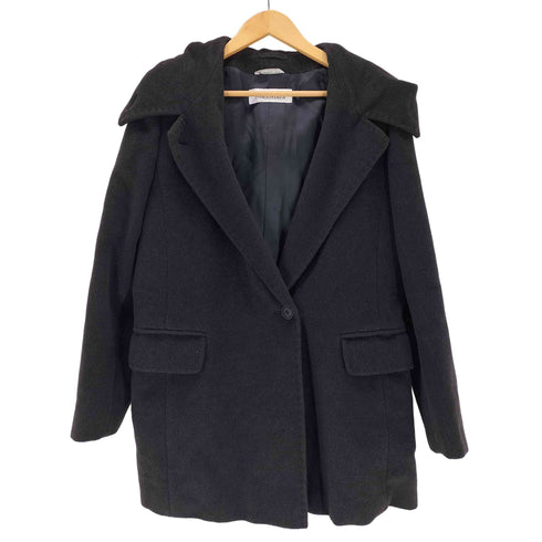 マックスマーラ MAX MARA 白タグ フード付き ウールジャケット コート レディース USA6