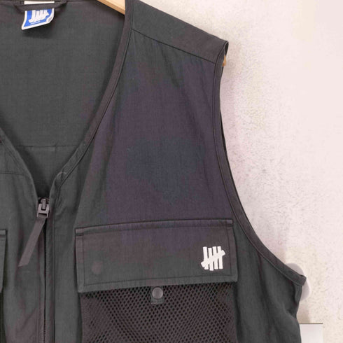 アンディフィーテッド UNDEFEATED Vests Unisex V-neck Moderate Workwear ジップ ベスト メンズ M