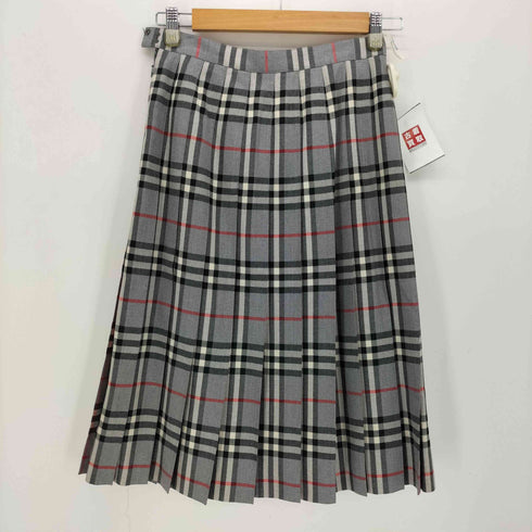 バーバリーズ BURBERRYS 90s 紺タグ OLD ノバチェック プリーツスカート レディース 009AB2