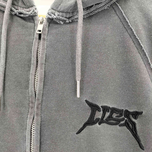 LOGO Embroidery FULL ZIP HOODIE LOGO刺繍フルジップフーディー メンズ JPN:L