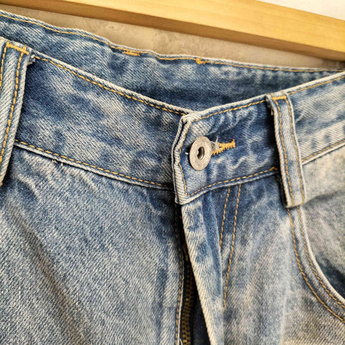 プレイボーイ PLAYBOY ×DONSMOKE Dirty Washed Jeans ダーティー ウォッシュ ジーンズ デニムパンツ メンズ L