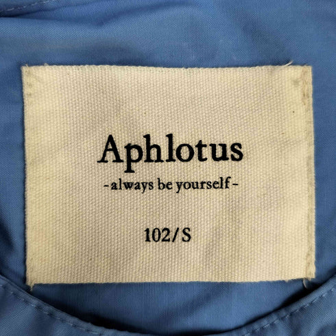 Aphlotus 男女兼用 コットン バンドカラー ロングスリーブ オーバーシャツ メンズ JPN:S
