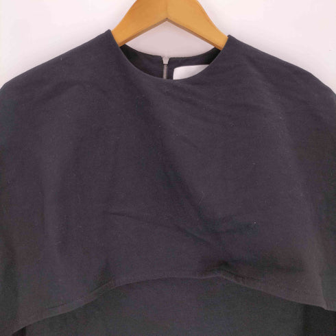 ジルサンダー JIL SANDER 24SS DRESS W/CAPE ケープデザインコットンドレスワンピース レディース XS