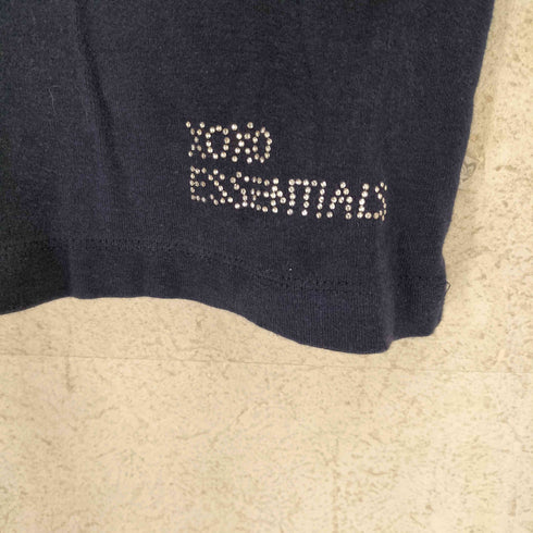 XOXO ESSENTIALS ラインストーン ミニ 七分袖 カットソー Y2K レディース S
