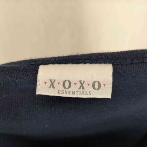 XOXO ESSENTIALS ラインストーン ミニ 七分袖 カットソー Y2K レディース S