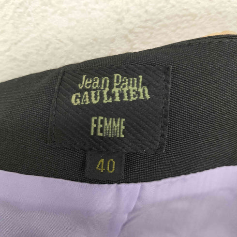 ジャンポールゴルチエフェム Jean Paul GAULTIER FEMME 90s- サイドジップ フレア スカート レディース 40