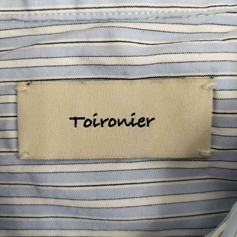 トワロニエ toironier stripe Half-Zip Shirt メンズ FREE