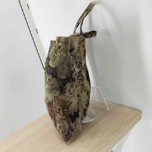 ブレス BLESS 21AW CAT BAG ゴブラン 織り 猫 ネコ キャット 総柄 トートバック メンズ