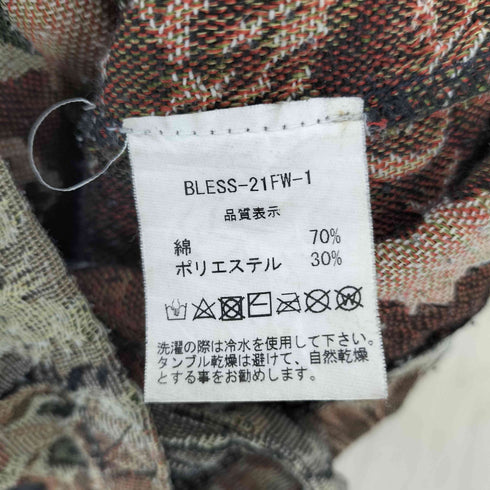 ブレス BLESS 21AW CAT BAG ゴブラン 織り 猫 ネコ キャット 総柄 トートバック メンズ