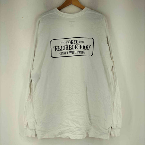 ネイバーフッド NEIGHBORHOOD ボックスロゴ ロングスリーブ Tシャツ メンズ JPN:XL