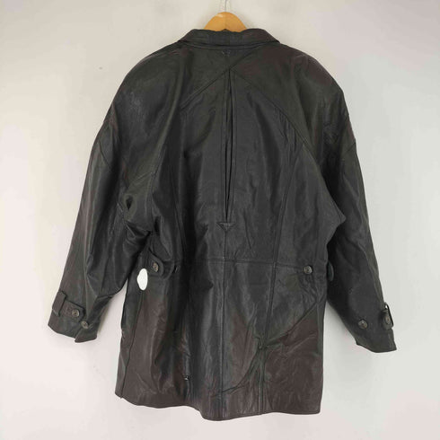 ペレペレ pelle pelle フロントデザイン レザージャケット メンズ US:40
