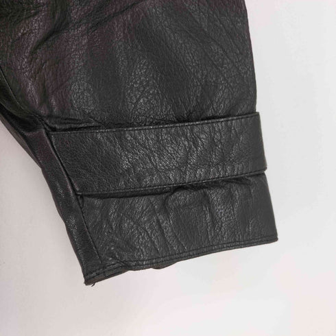 ペレペレ pelle pelle フロントデザイン レザージャケット メンズ US:40