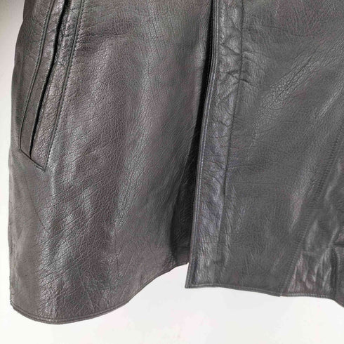 ペレペレ pelle pelle フロントデザイン レザージャケット メンズ US:40