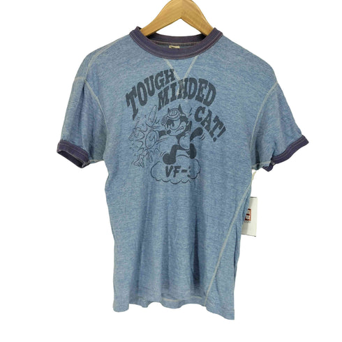 トイズマッコイ TOYS McCOY キャラクター プリント リンガー 半袖 Tシャツ メンズ S