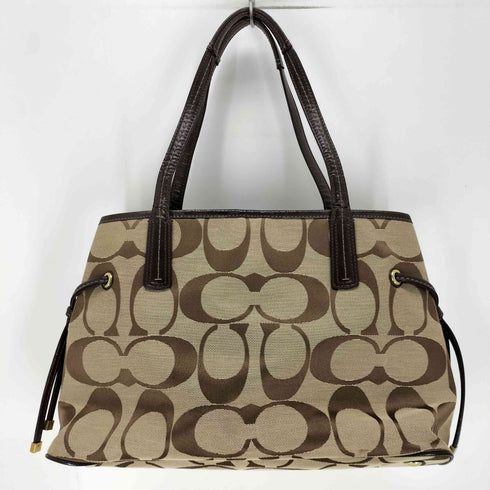 コーチ COACH シグネチャー ストライプ キャリーオール トートバッグ レディース