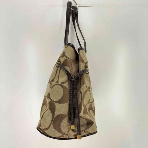 コーチ COACH シグネチャー ストライプ キャリーオール トートバッグ レディース
