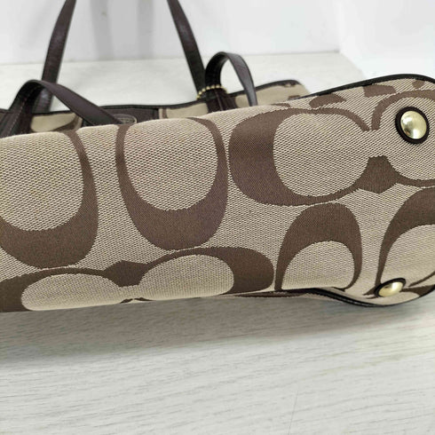 コーチ COACH シグネチャー ストライプ キャリーオール トートバッグ レディース