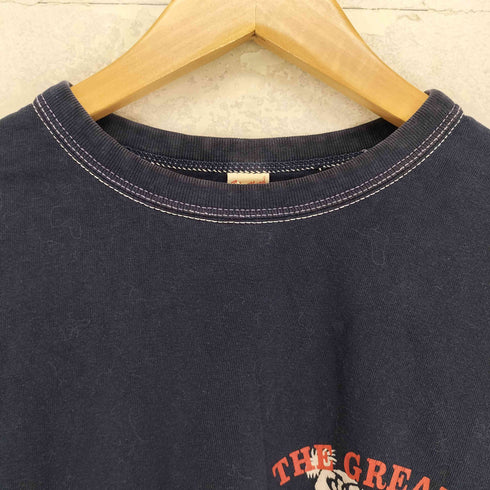 ザフラットヘッド the flat head THE GREATEST SHOW プリント クルーネック 半袖 Tシャツ メンズ 40