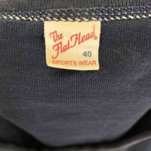 ザフラットヘッド the flat head THE GREATEST SHOW プリント クルーネック 半袖 Tシャツ メンズ 40