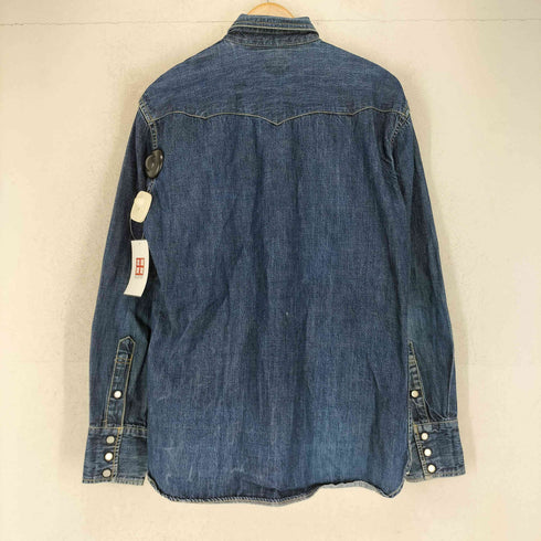ザフラットヘッド the flat head デニム ウエスタンシャツ メンズ