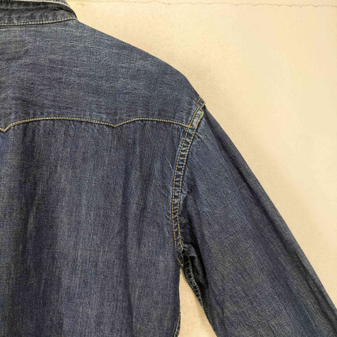 ザフラットヘッド the flat head デニム ウエスタンシャツ メンズ