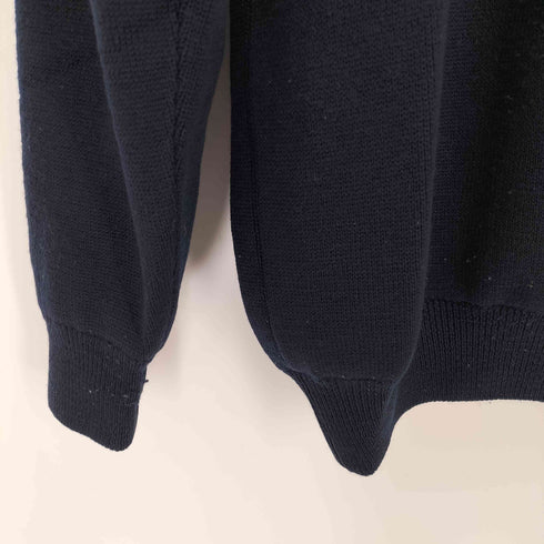 バブアー Barbour スコットランド製 STORM ZIP NECK ウール ハーフジップ ニット コマンドセーター メンズ M