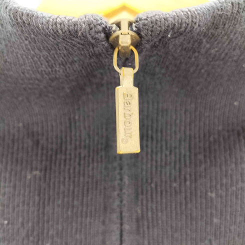 バブアー Barbour スコットランド製 STORM ZIP NECK ウール ハーフジップ ニット コマンドセーター メンズ M