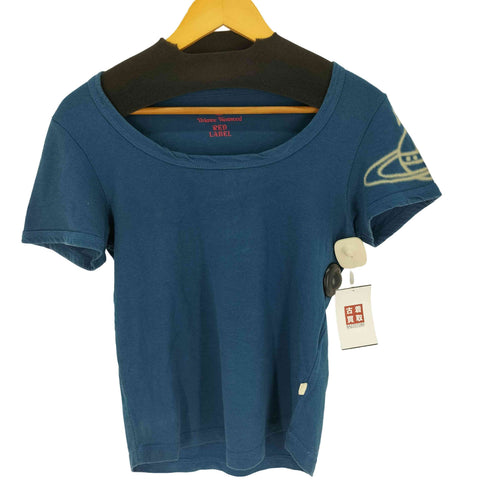 ヴィヴィアンウエストウッドレッドレーベル Vivienne Westwood RED LABEL 袖オーブ ミニ Tシャツ レディース 3