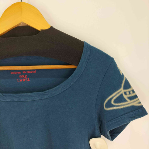 ヴィヴィアンウエストウッドレッドレーベル Vivienne Westwood RED LABEL 袖オーブ ミニ Tシャツ レディース 3
